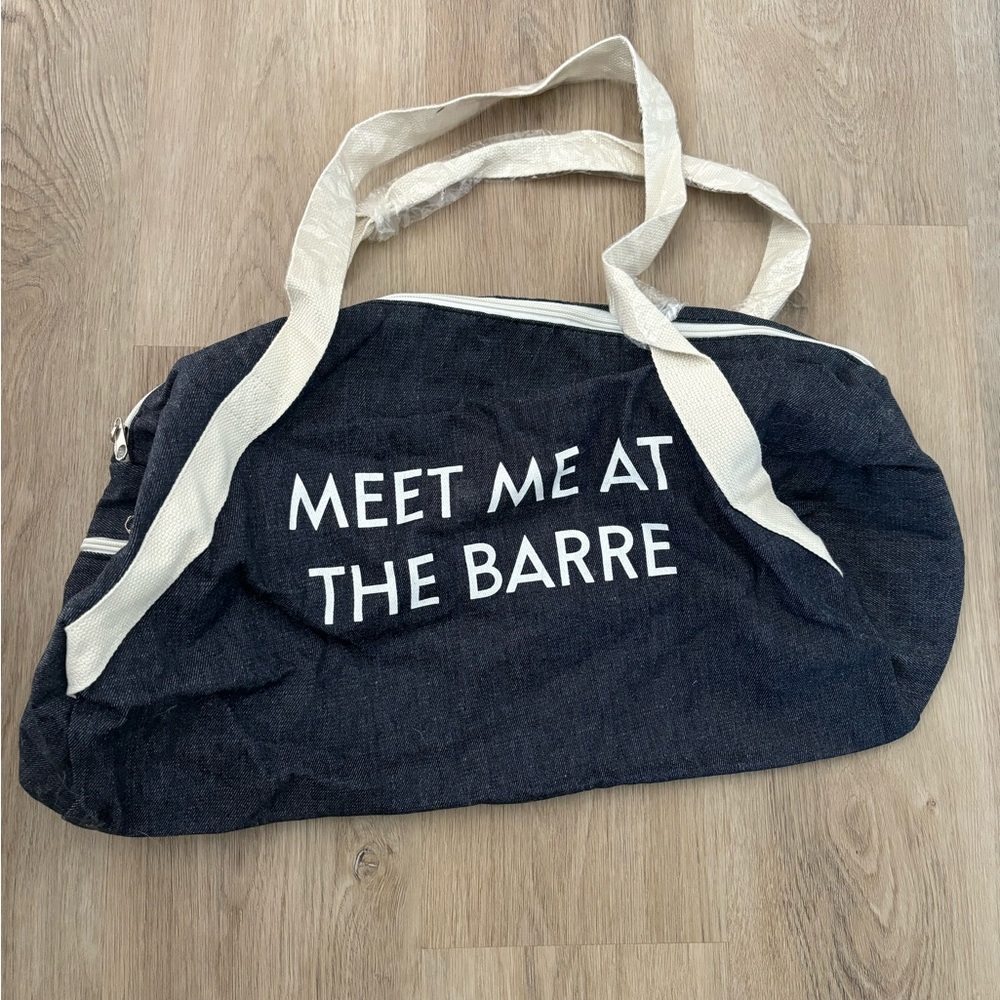 Gym bag “meet me at the barre” | BALLET BAG